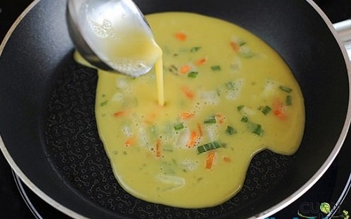 Cách làm trứng cuộn cà rốt