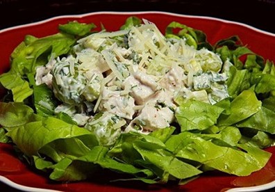 Cách làm salad nho thịt gà